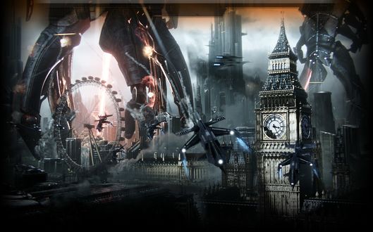 Обои на рабочий стол Эпизод из трейлера к игре «Mass Effect 2