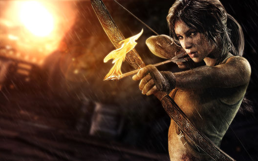 Обои на рабочий стол Лара Крофт / Lara Croft из игры Tomb Raider / Расхитительница гробниц