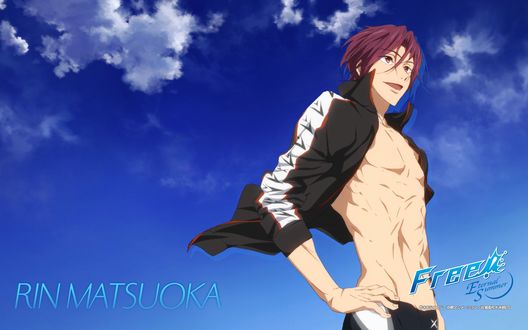 Обои на рабочий стол Matsuoka Rin / Матсуока Рин из аниме Free!/Вольный Стиль!