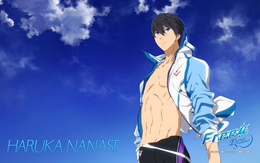 Обои на рабочий стол Nanase Haruka / Харука Нанасе из аниме Free!/Вольный стиль!