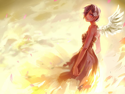 Обои на рабочий стол Touka Kirishima / Тока Кирисима из аниме Tokyo Ghoul / Токийский Гуль