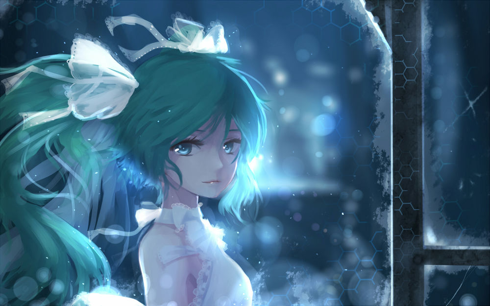 Обои для рабочего стола Vocaloid Hatsune Miku / Вокалоид Хатсуне Мику