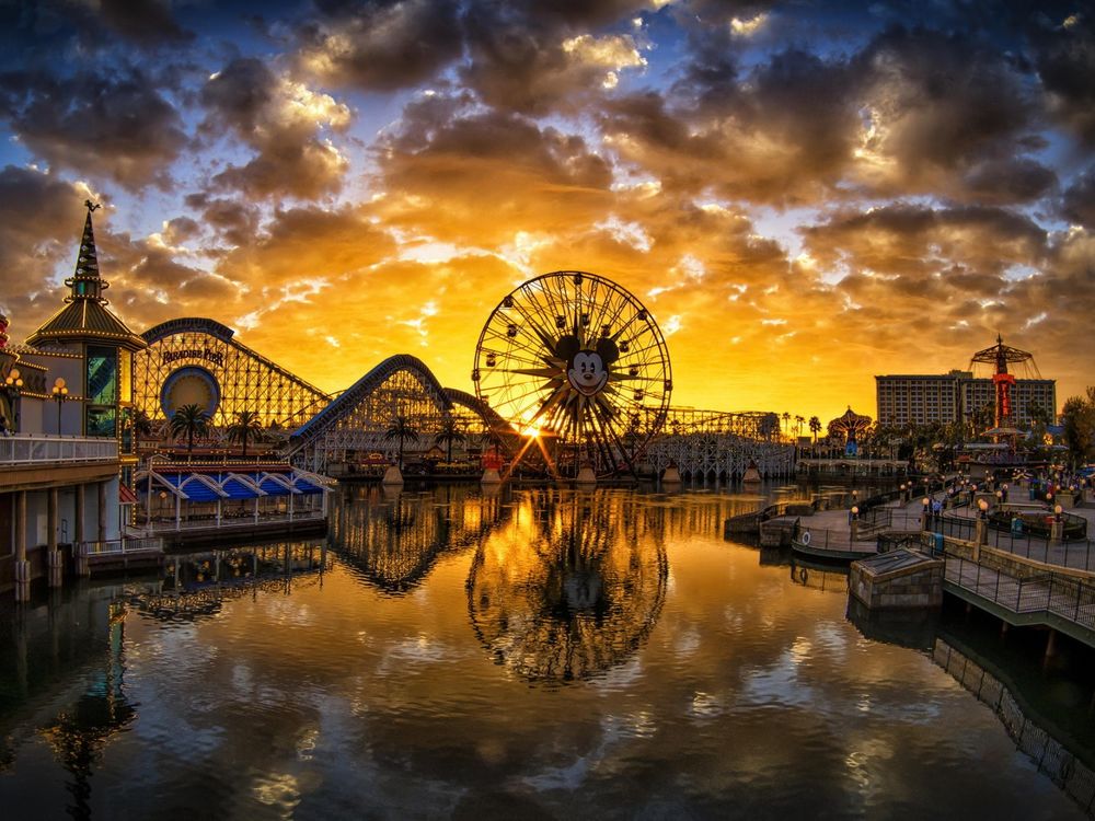 Обои для рабочего стола Диснейлэнд / Disneyland в Калифорнии, США / California, USA