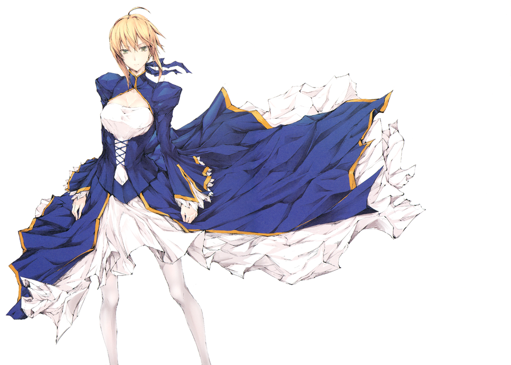 Обои для рабочего стола Сэйбер / Saber из аниме Судьба: Ночь Схватки / Fate / stay night, автор Kizuki aruchu