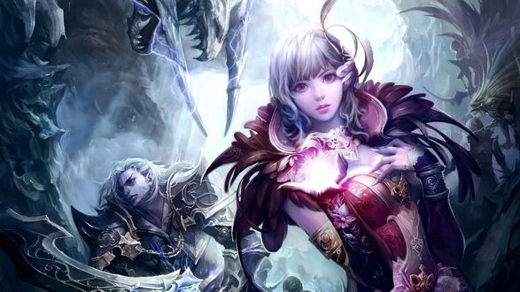 Обои на рабочий стол Девушка из игры / Aion