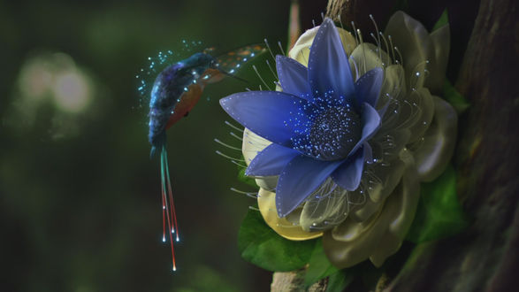 колибри робот цветок загрузить