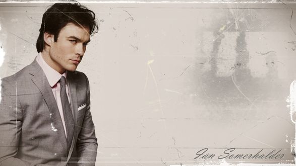 Обои на рабочий стол Актер Йен Сомерхолдер (Ian Somerhalder)