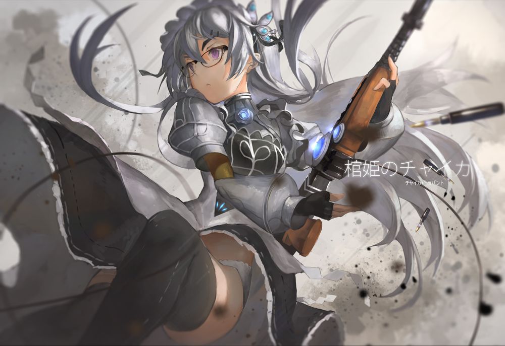 Обои для рабочего стола Chaika Trabant / Чайка Трабант из аниме Hitsugi no Chaika / Гроб принцессы Чайки, автор Feirla