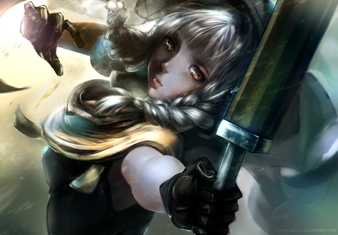 Обои на рабочий стол Еlf / девушка-эльф персонаж игры Dragons Crown