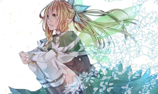Обои на рабочий стол Kirigaya Suguha / Киригая Сугуха / Lyfa (ALO) / Лифа, из аниме Sword Art Online / Мастера меча онлайн