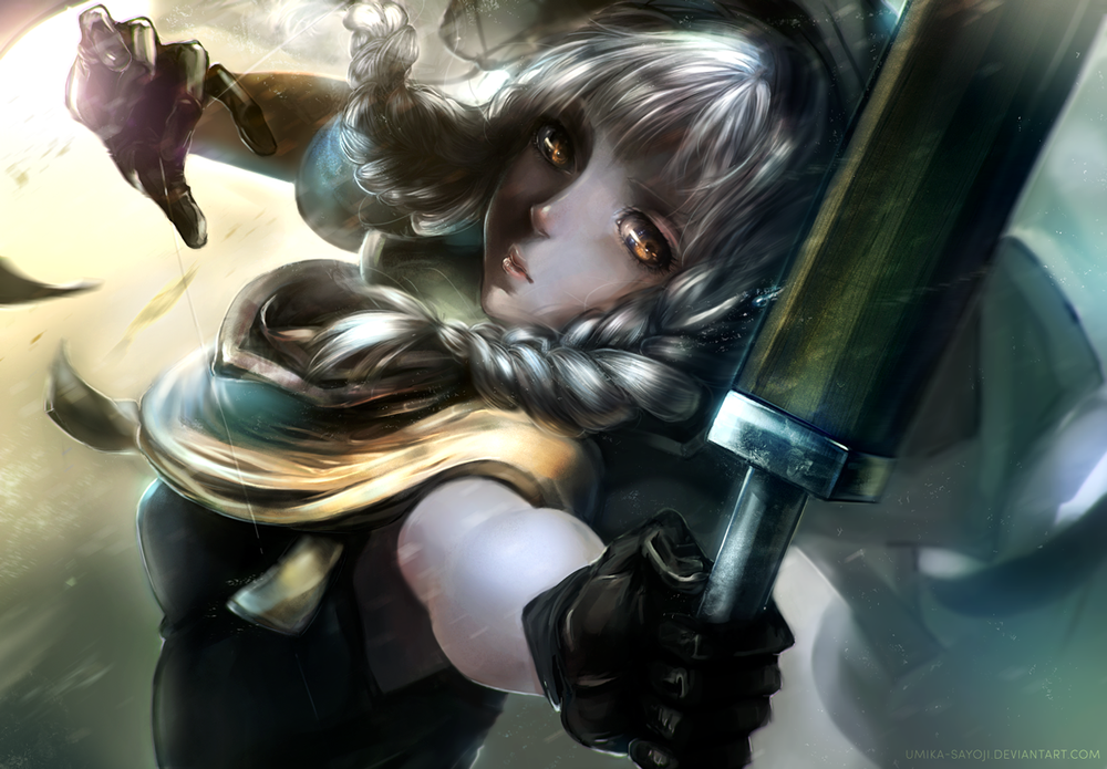 Обои для рабочего стола Еlf / девушка-эльф персонаж игры Dragons Crown