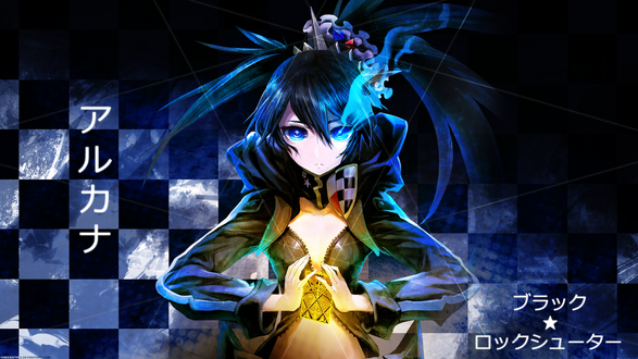 Обои на рабочий стол Black Rock Shooter / Стрелок с Черной Скалы из одноименного аниме