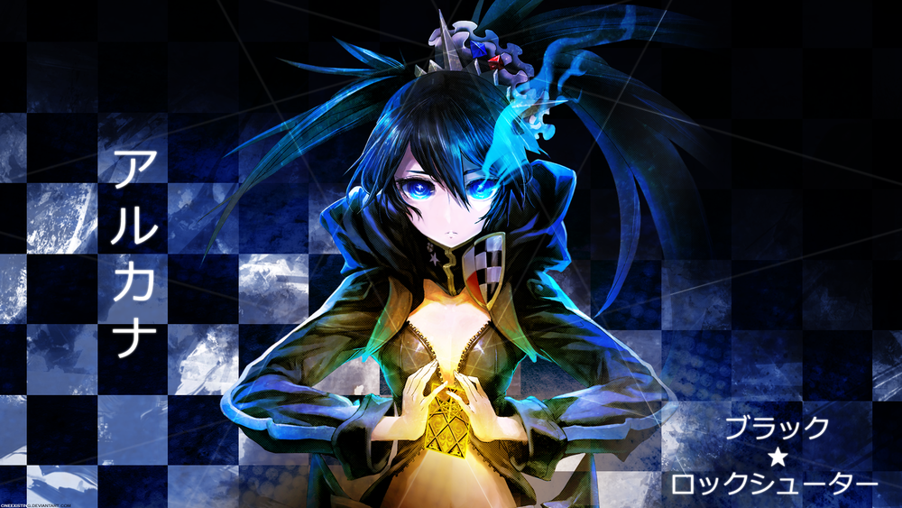 Обои для рабочего стола Black Rock Shooter / Стрелок с Черной Скалы из одноименного аниме