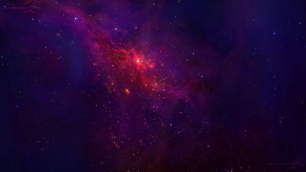 Обои для рабочего стола Космическое пространство, работа художника-оформителя под псевдонимом Tyler