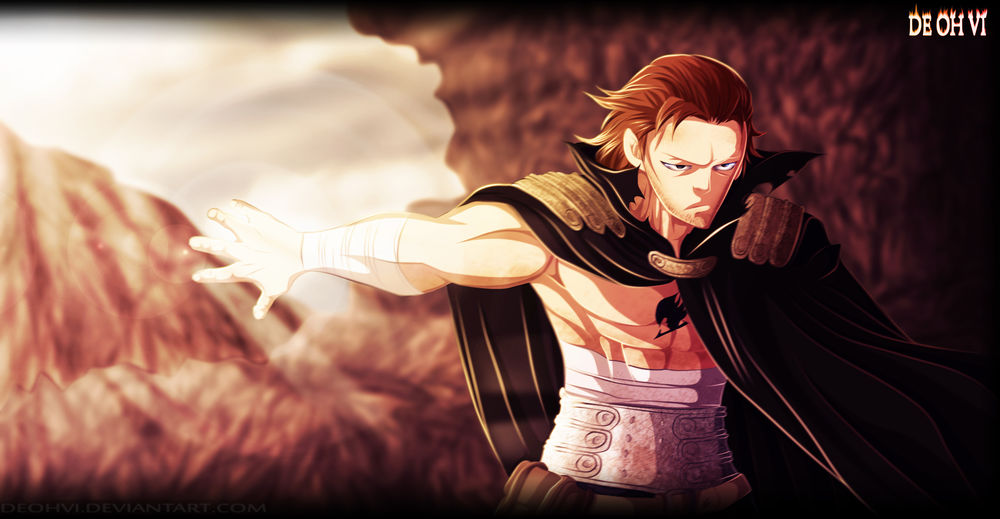 Обои для рабочего стола Gildarts Clive / Гилдартс Клайв из аниме Хвост Феи / Fairy Tail (De on vi)