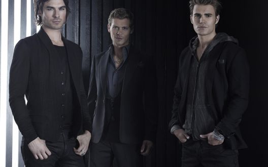 Обои на рабочий стол Актеры из сериала Дневники вампира / The Vampire Diaries