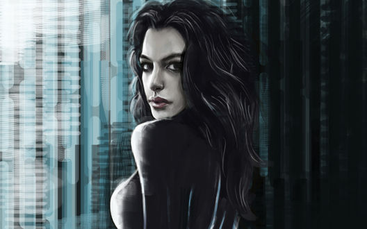 Обои на рабочий стол Актриса Энн Хэтэуэй / Anne Hathaway