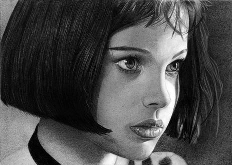 Обои на рабочий стол Natalie Portman / Натали Портман в роли Матильды Ландо / Mathilda Lando, героини фильма Leon / Леон, by SmoothCriminal73