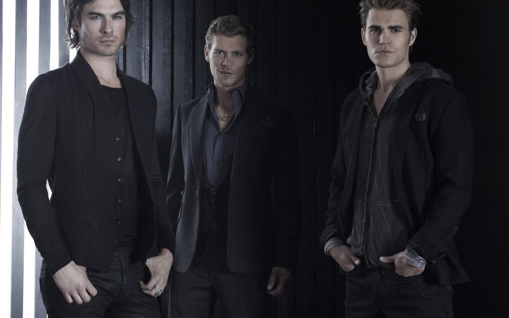 Обои для рабочего стола Актеры из сериала Дневники вампира / The Vampire Diaries