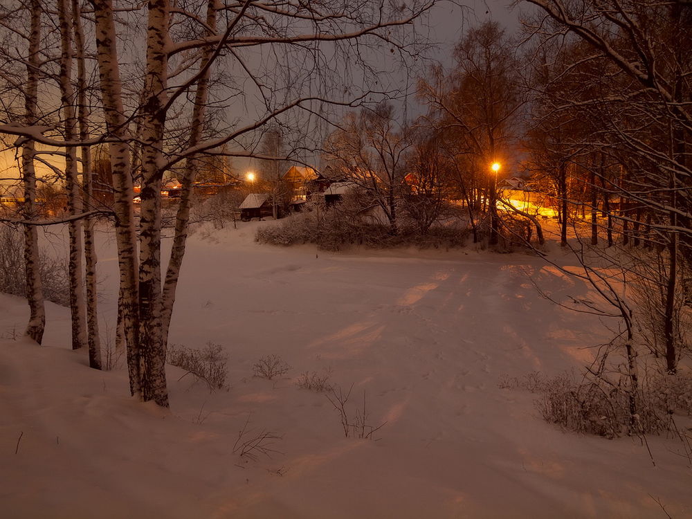 Серое небо обои