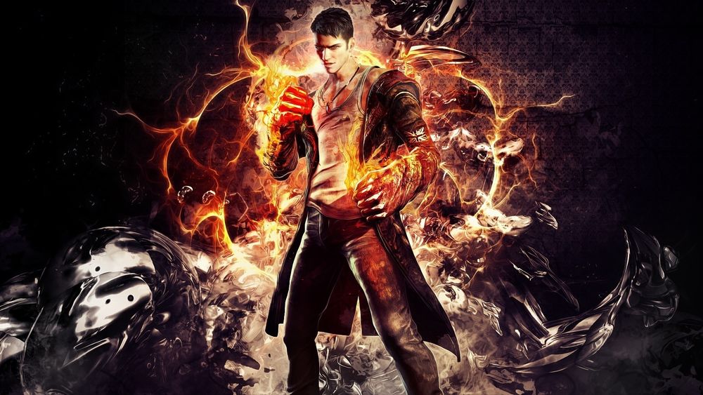 Обои для рабочего стола Данте / Dante из игры DmC: Devil May Cry 5