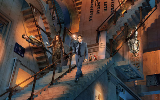 Обои на рабочий стол Фильм Ночь в музее 3 Секрет гробницы / Night at the Museum: Secret of the Tomb, с Ben Stiller / Беном Стиллером в главной роли охранника Ларри Дэйли