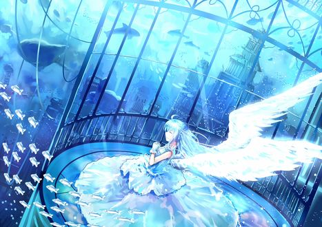 Обои на рабочий стол Vocaloid Hatsune Miku / Вокалоид Хатсуне Мику