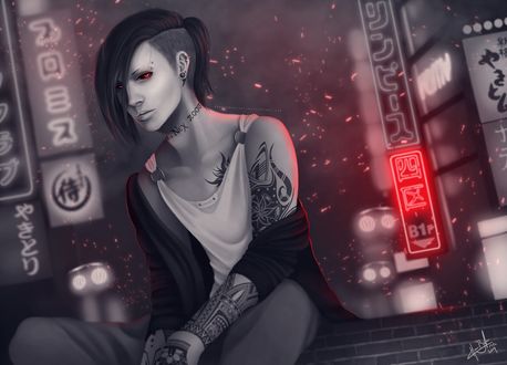 Обои на рабочий стол Uta / Ута из аниме Tokyo Ghoul / Токийский Гуль