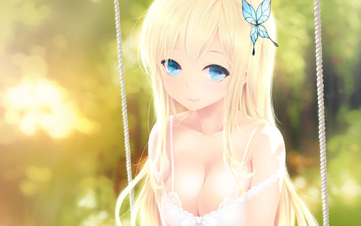 Обои на рабочий стол Сэна Касивадзаки / Sena Kashiwazaki, из аниме У меня мало друзей / Boku wa Tomodachi ga Sukunai, art by Cait
