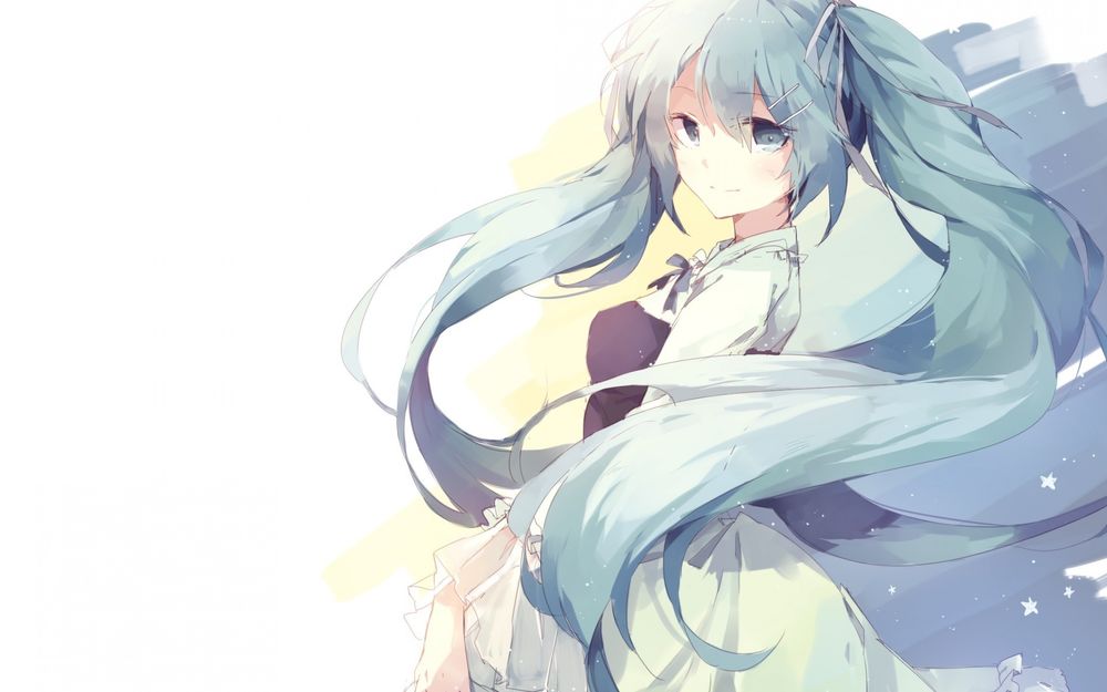 Обои для рабочего стола Vocaloid Hatsune Miku / Вокалоид Хатсуне Мику