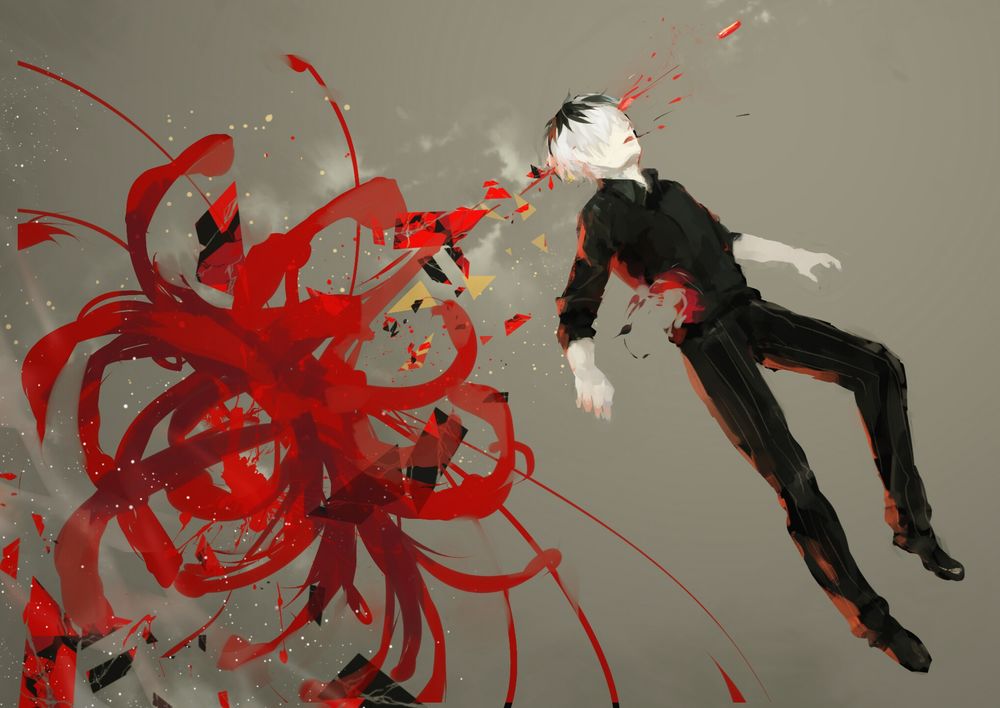 Обои для рабочего стола Haise Sasaki / Хайсэ Сасаки из манги Токийский гуль / Tokyo Ghoul