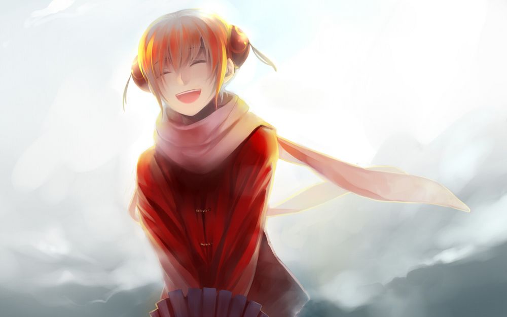 Обои для рабочего стола Кагура / Kagura героиня из аниме Гинтама / Gintama