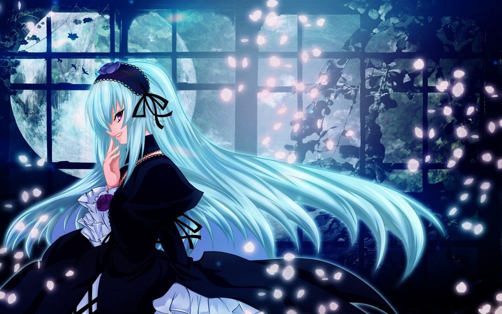 Обои для рабочего стола Suigintou / Суйгинто из аниме Rozen Maiden / Дева-роза