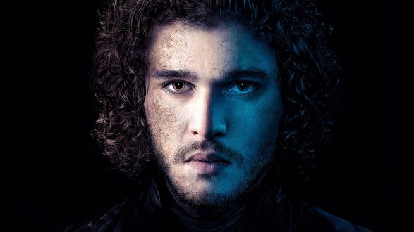 Обои на рабочий стол Постер -персонаж Джон из сериала Игры престолов