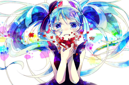 Обои на рабочий стол Vocaloid Hatsune Miku / Вокалоид Хатсуне Мику