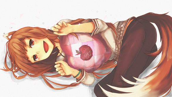 Обои на рабочий стол Horo / Хоро из аниме Spice and Wolf / Волчица и пряности