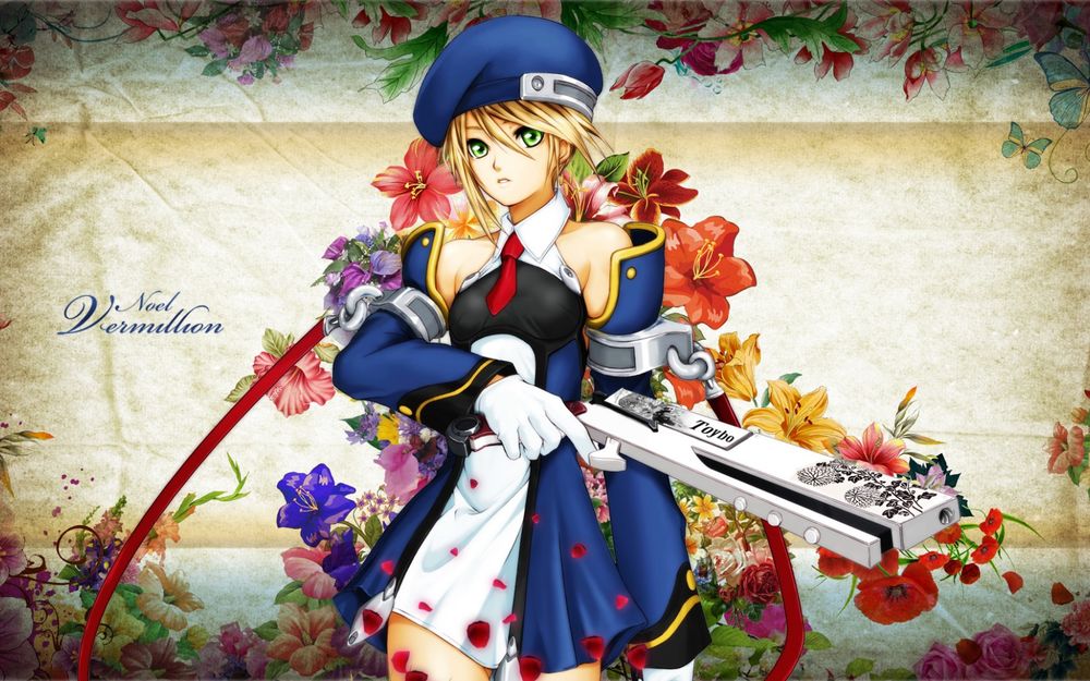 Обои для рабочего стола Noel / Ноель из аниме и игры Blazblue