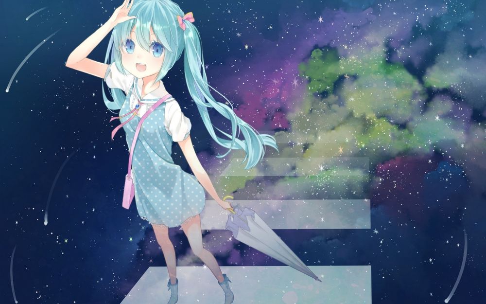 Обои для рабочего стола Вокалоид / Vocaloid Хатсуне Мику / Hatsune Miku