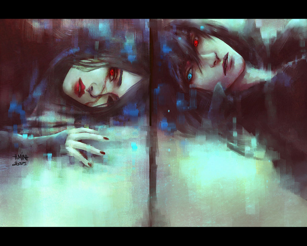Обои для рабочего стола Mara / Мара и Morana / Морана, art by NanFe