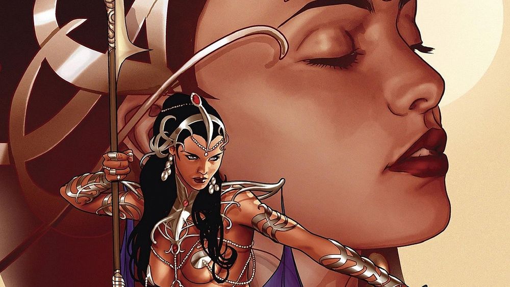 Обои для рабочего стола Дея Торис / Dejah Thoris/-Принцесса Марса и жена Джона Картера в комиксе Владыка Марса / Warlord of Mars /