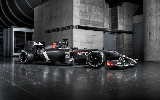 Обои на рабочий стол Гоночный болид F1 команды Заубер