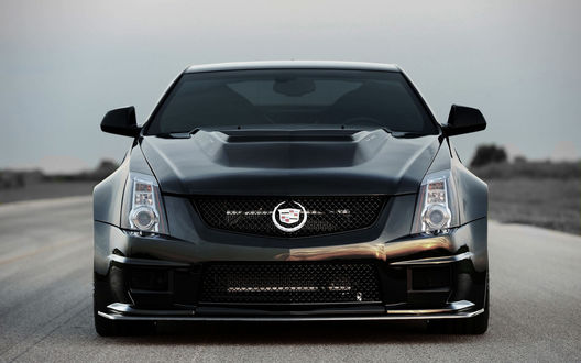 Обои на рабочий стол Вид спереди cadillac cts
