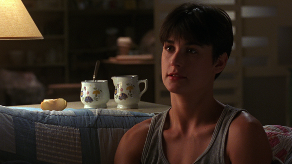 Обои на рабочий стол Актриса Demi Moore в фильме Привидение