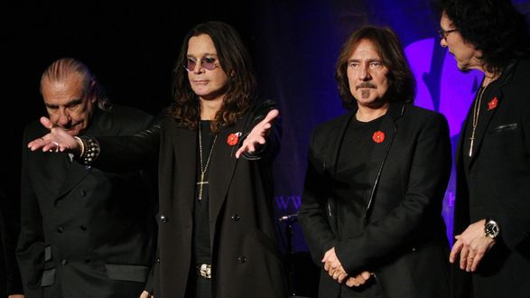 Обои на рабочий стол Ozzy Osborne и группа Black Sabbath