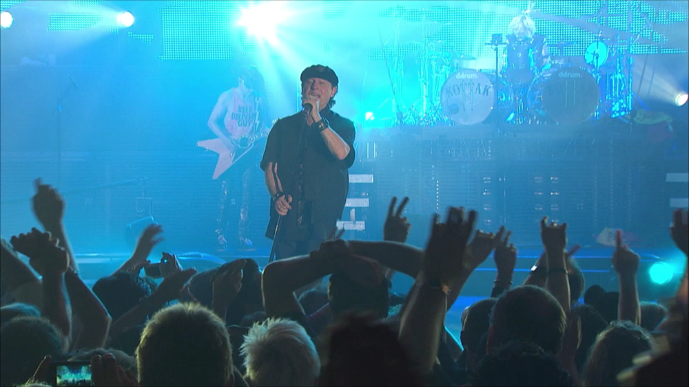 Обои для рабочего стола Концерт группы Scorpions