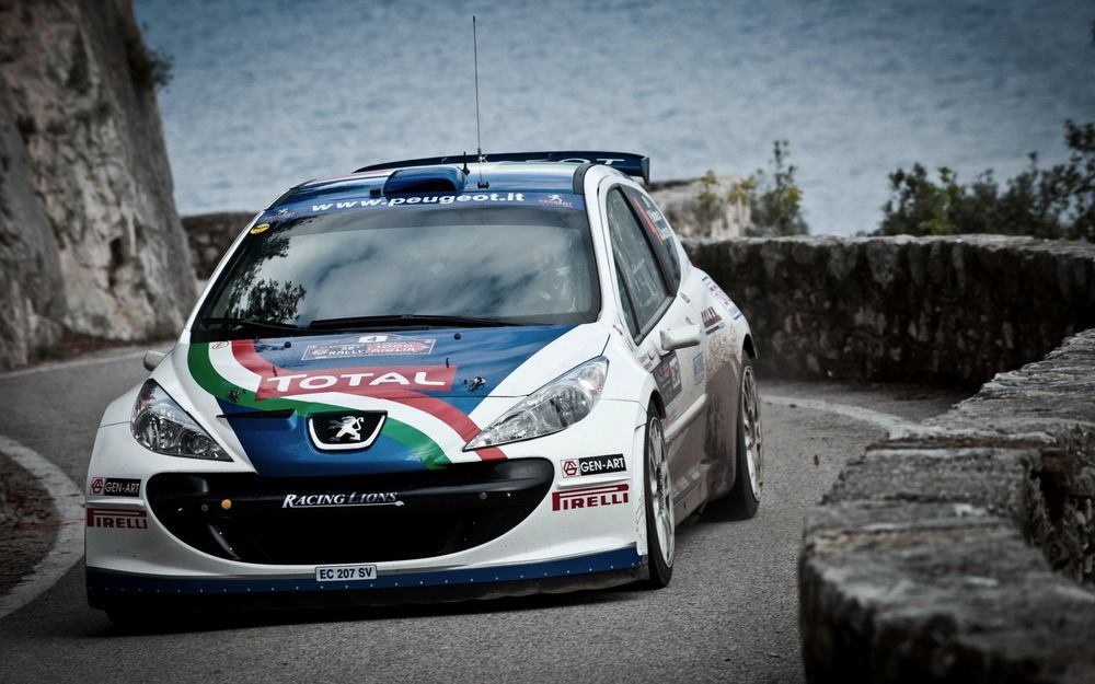 Обои для рабочего стола Авто Peugeot rally wrc (ралли Монте-Карло)