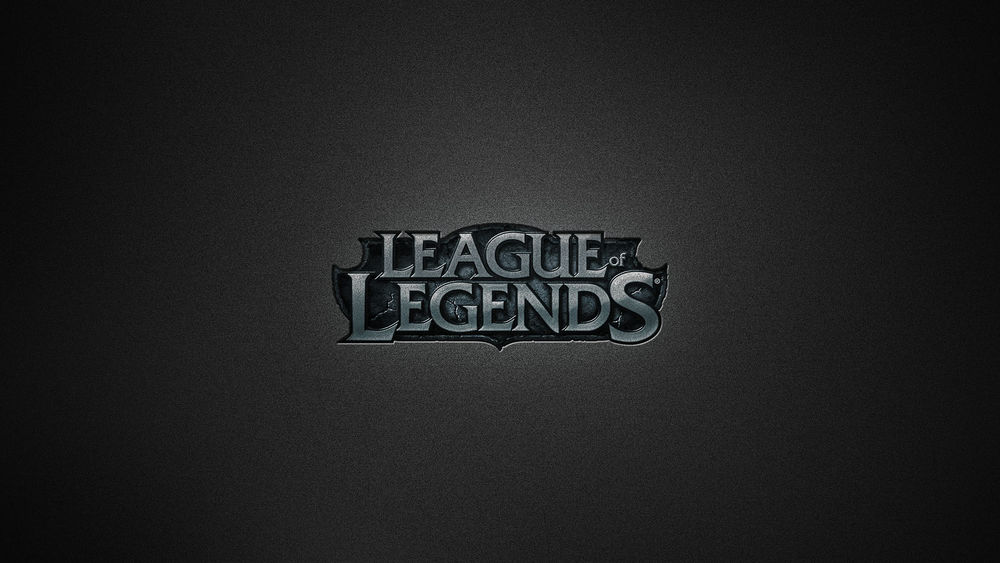 Обои для рабочего стола Надпись на фоне : Лига Легенд / League Of Legends/-компьютерная игра
