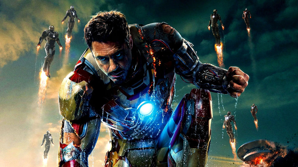 Обои на рабочий стол Персонаж фильма Железный Человек 3 / The Iron Man 3 /  Энтони Эдвард Старк (актер Роберт Джон Дауни младший / Robert John Downey  Jr./), обои для рабочего стола, скачать обои, обои бесплатно