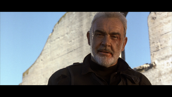 Обои на рабочий стол Известный актер Шон Коннери / Sean Connery, кадр из фильма Скала