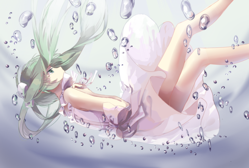 Обои на рабочий стол Vocaloid Hatsune Miku / Вокалоид Хатсуне Мику